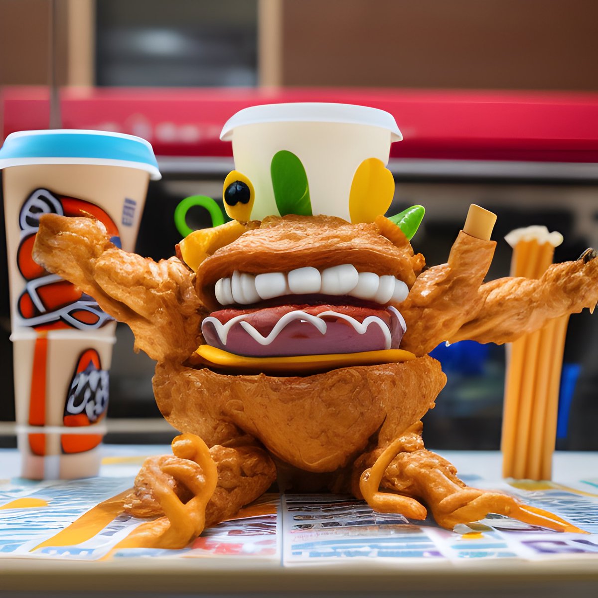 lyuartwork's tweet photo. Bon Appetite ✨

https://t.co/aqEgfOt2Wc

#aiart #aiartwork #aicommunity #aiartcommunity #ai #nft #nfts #metaverse #meta #midjourney #stablediffusion #dalle #openai #weirdart #plasticineart #plasticine #plasticineillustration #aiartdaily #aiartdesign #aiartist #midjourneyart https://t.co/IikrVPcdGH