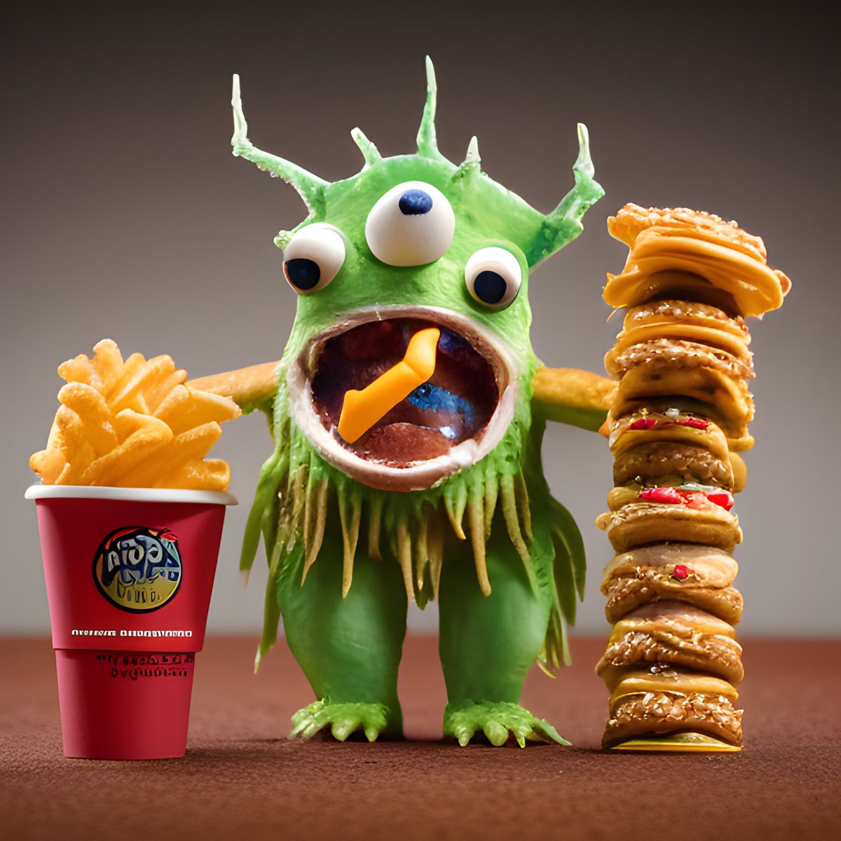 lyuartwork's tweet photo. Bon Appetite ✨

https://t.co/aqEgfOt2Wc

#aiart #aiartwork #aicommunity #aiartcommunity #ai #nft #nfts #metaverse #meta #midjourney #stablediffusion #dalle #openai #weirdart #plasticineart #plasticine #plasticineillustration #aiartdaily #aiartdesign #aiartist #midjourneyart https://t.co/IikrVPcdGH