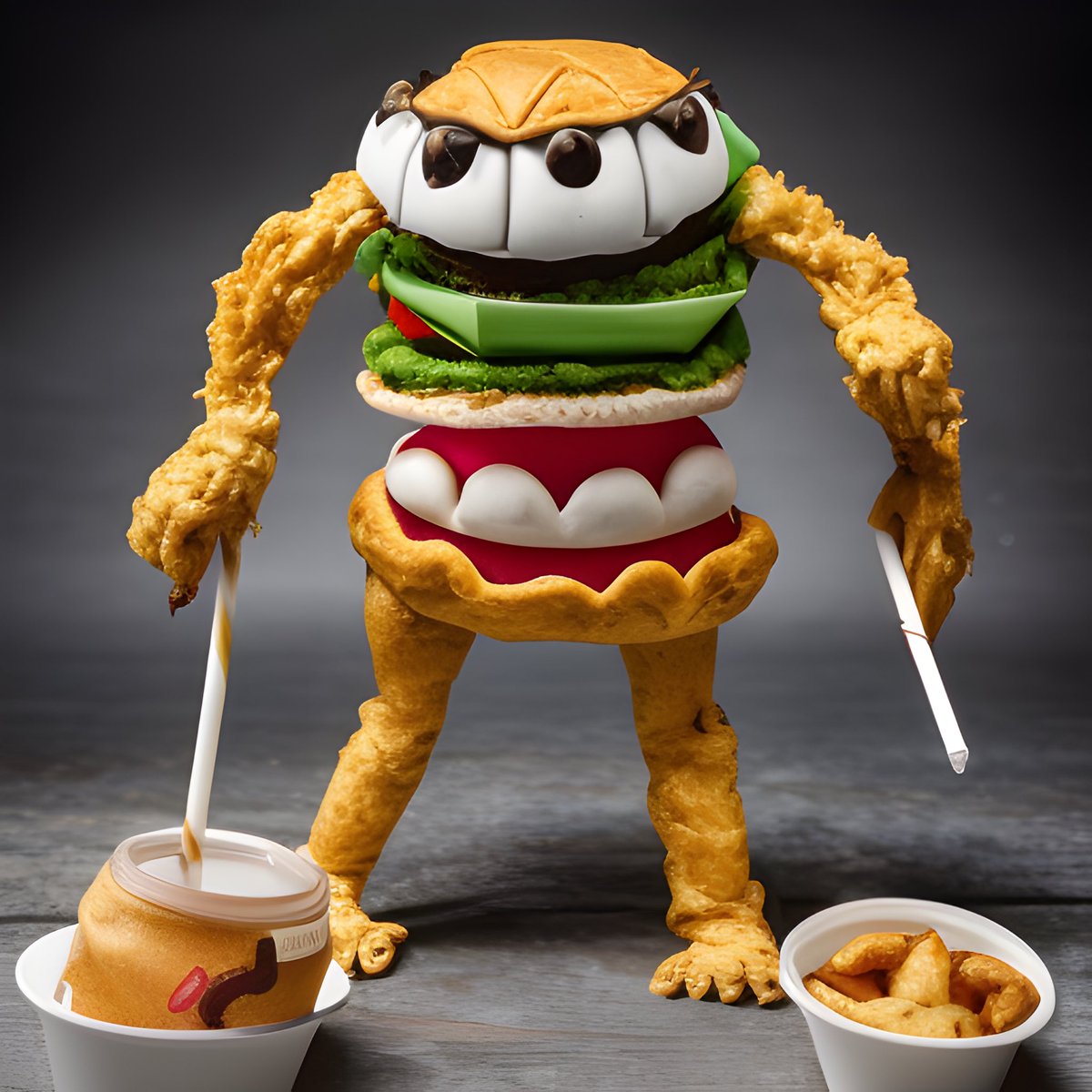 lyuartwork's tweet photo. Bon Appetite ✨

https://t.co/aqEgfOt2Wc

#aiart #aiartwork #aicommunity #aiartcommunity #ai #nft #nfts #metaverse #meta #midjourney #stablediffusion #dalle #openai #weirdart #plasticineart #plasticine #plasticineillustration #aiartdaily #aiartdesign #aiartist #midjourneyart https://t.co/IikrVPcdGH