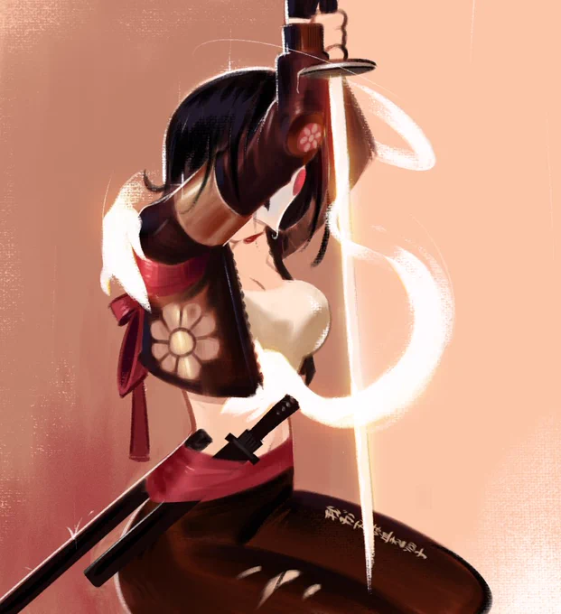 Just got permission to post a commission i did from an amazing supporter. Any Katana fans on here? 