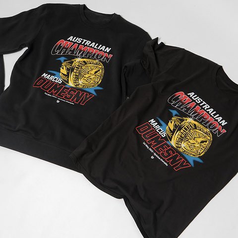 DumesnyRacing's tweet photo. And… we’re LIVE! 
DUMESNY RACING STORE IS BACK! 

Our online store is back up and running. Check out Marcus’ merch at https://t.co/MOF8SlGfgl https://t.co/5nzoJdsvR9