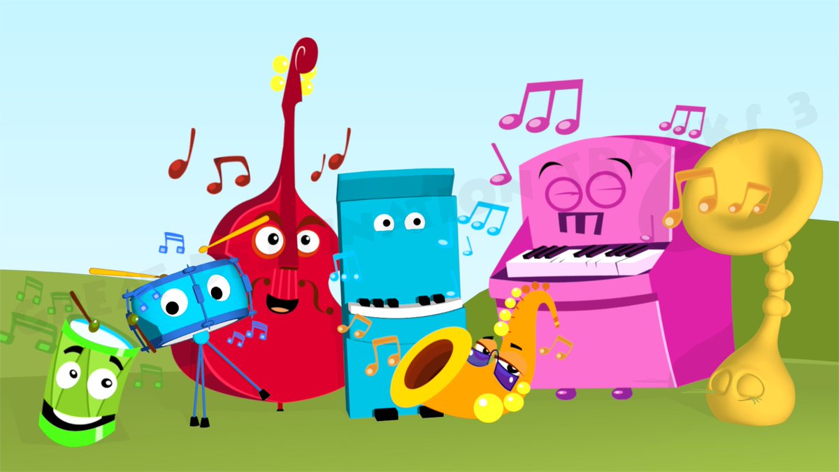 JCTheSlug101's tweet photo. Crossover Artwork time!

It's between @BabyTVChannel's Jammers (2005) and #Taratabong (2009) 

both shows are very similar to each other and came out at a similar time. 

The Jammers visit the land of Taratabong and meet the Meloditties and they have a fun time together. https://t.co/t1VbBboowd