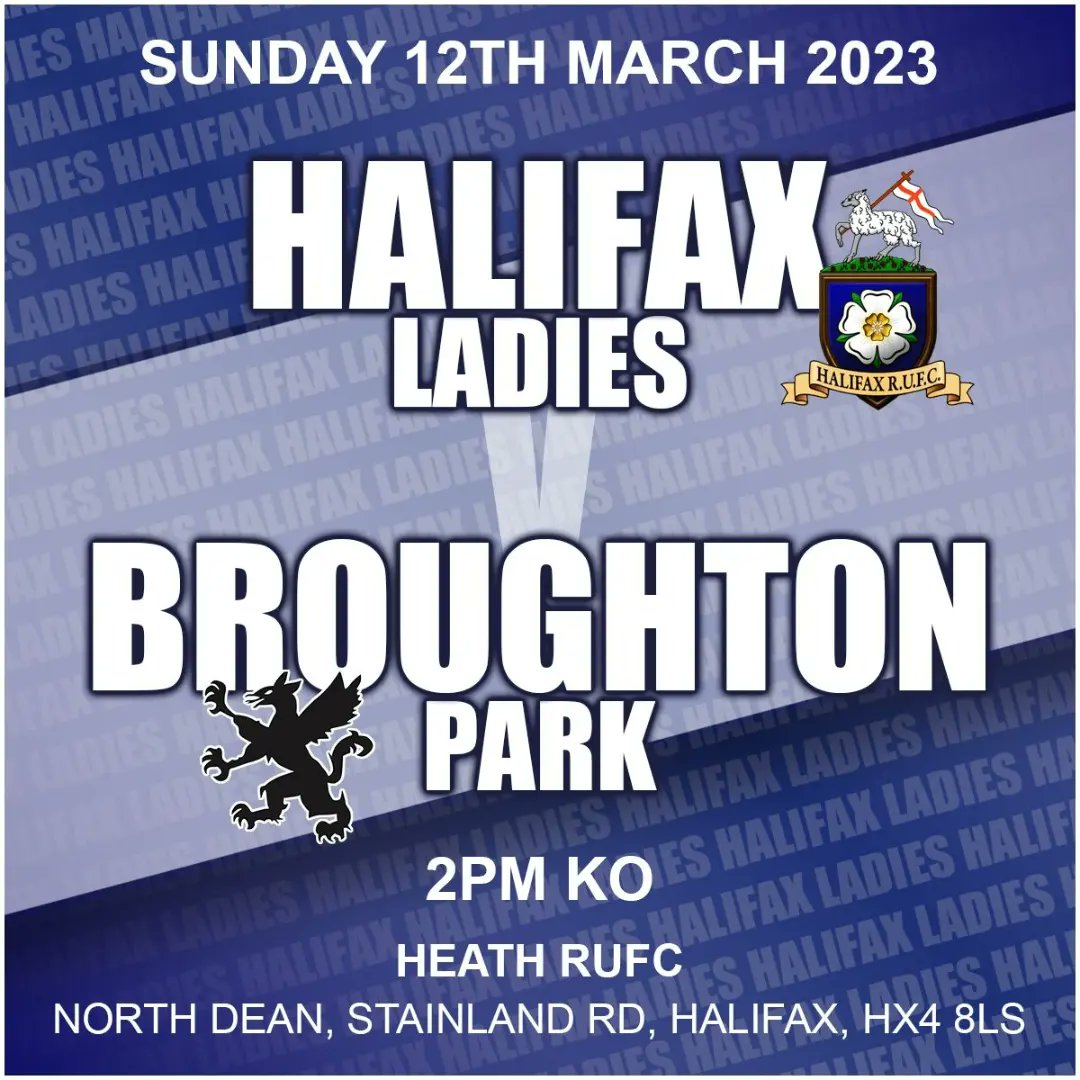 HalifaxLadies's tweet photo. VENUE CHANGE! Here's your lineup for today's match against @broughtonparkfc which will be played at @HeathRUFC.

Big thanks to Heath for allowing us to use their pitch. Their bar will be open, we hope to still see as many of you there as possible for this crucial game! 💪 https://t.co/iGjw4eq1xX