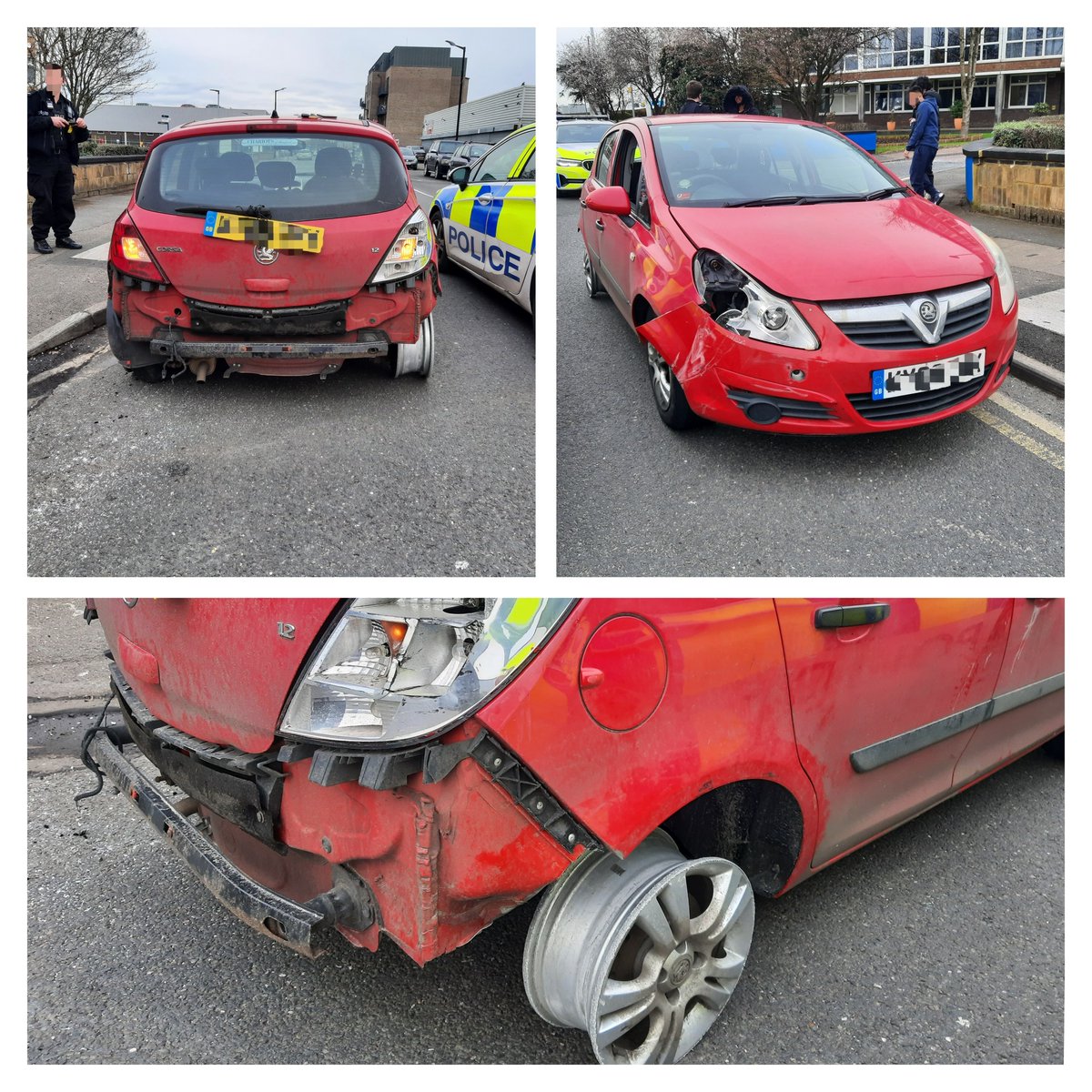 tvprp's tweet photo. This Corsa was stopped in #Slough for having a wonky number plate...
The driver didn't see what the problem was π€―
#P0735
#P6568
#TTASHIFT https://t.co/P1iwMGrya3