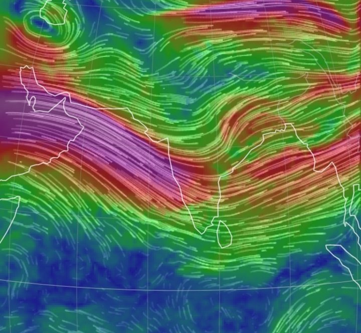 kotian_viraj's tweet photo. Upcoming WD dip will bring along moisture incursion over majority of Central Peninsular #India

Widespread thunderstorms with hails over Interior #Maharashtra, #MadhyaPradesh, #AndhraPradesh can be expected⛈️

(1/2) https://t.co/hrqGxFPN4B