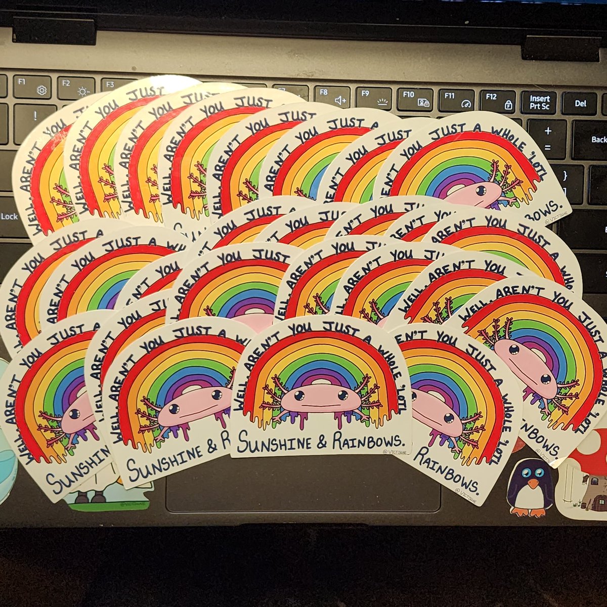 Victsune's tweet image. That moment when you draw something during a market &amp;amp; then head straight to the shop after dinner to make it happen by the next morning because you're so happy with it &amp;amp; you want it ready for the next day's event. (that's today, 3/12) #victsune #southbendartisanmarket #newsticker