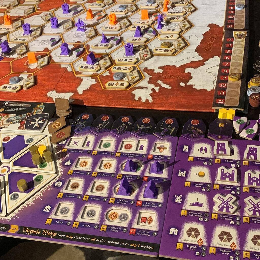 thegamesplainer's tweet photo. #boardgames23 #crusadersthywillbedone #tastyminstrelgames #bgg #boardgames #boardgamenerd #boardgamesaustralia #boardgamesofinstagram #boardgamegeek #tabletopgames #gamenerd #thegamesplainer https://t.co/CWQRkrhK5g https://t.co/Locvev0w7Q