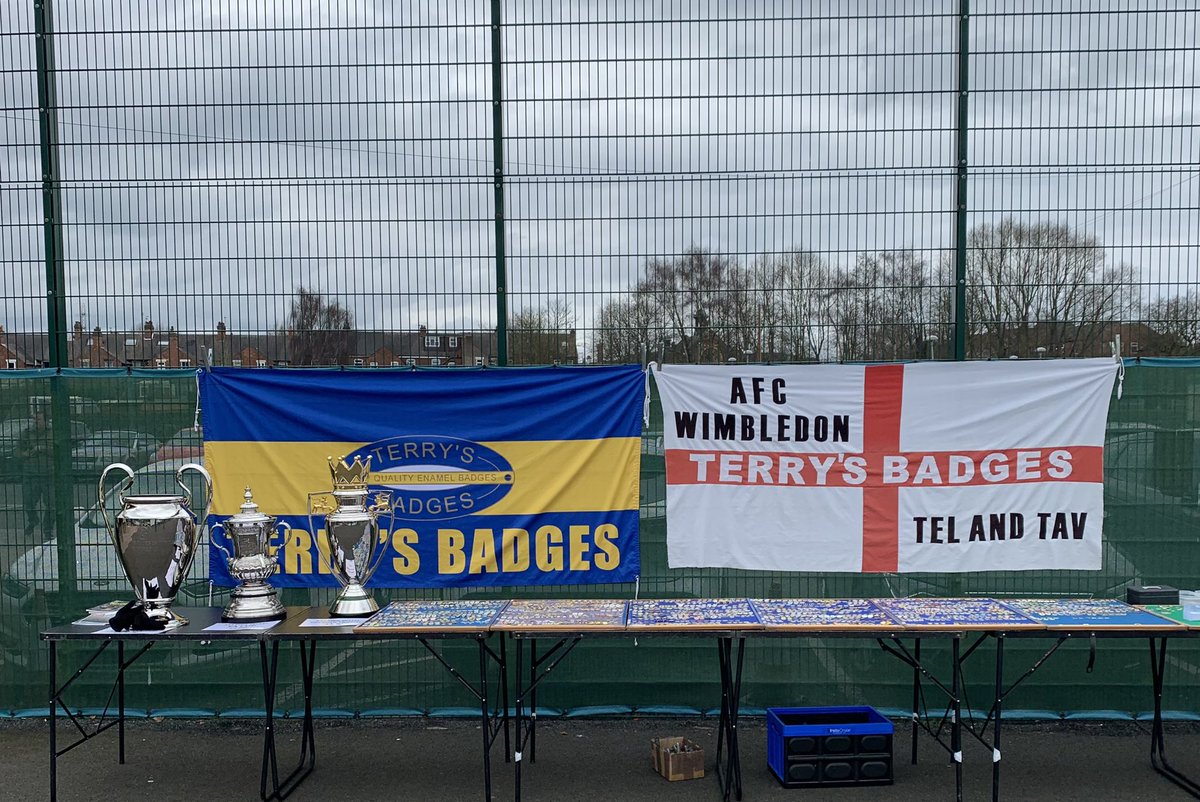 Terry’s Badges at the NWCL Groundhop last week