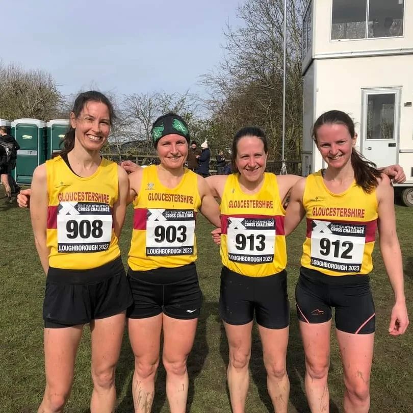 A proud day for our club yesterday as six Striders swapped their club vests for the day to represent Gloucestershire at the Inter-Counties Cross Country Championship at Prestwold Hall in Loughborough

Helen Knight, Liza Bradshaw, Kate Telford and Rachel … instagr.am/p/CprteHtg60k/