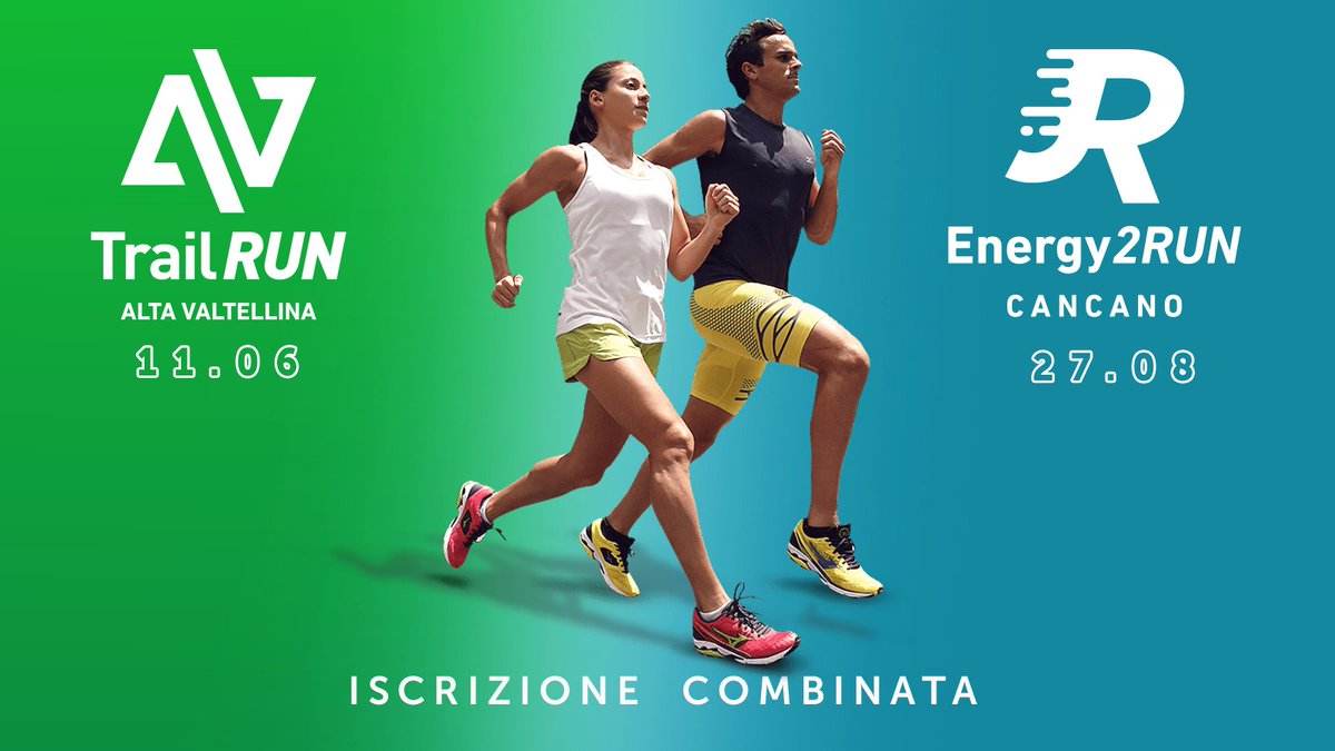 ValdidentroAV's tweet photo. #TrailRun Alta Valtellina & #Energy2Run Cancano: un'iscrizione che vale doppio!
Due gare di corsa in due location spettacolari: i suggestivi sentieri della #ValViola e il magico scenario dei Laghi di #Cancano.
Non perderti la tariffa speciale: https://t.co/BeglulS4sB. https://t.co/Y3bHucRfjG