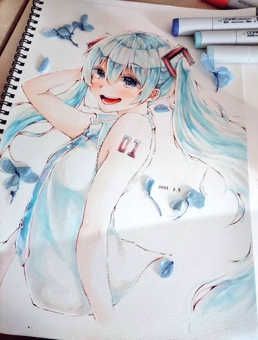 大遅刻!!おめでとう#ミクの日 #ミクの日2023 