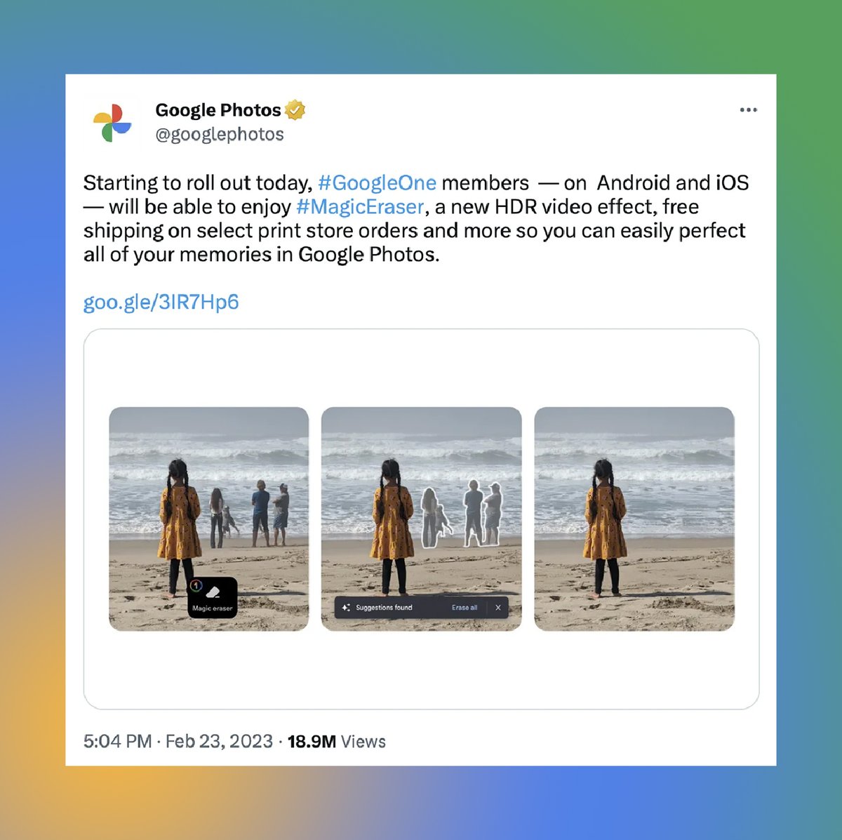 AlgorithmsOf's tweet image. &quot;Easily perfect all of your memories&quot; #magicEraser 📸
#algorithmsoflatecapitalism