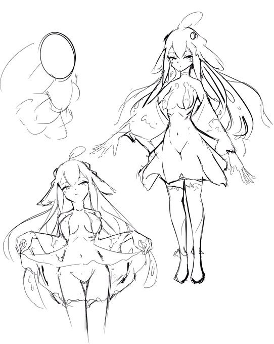 今日はこれだけしか描いてない
つまりゼロ 