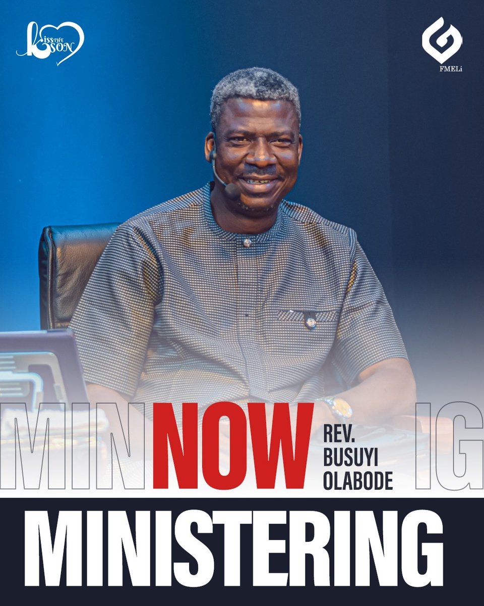 NOW MINISTERING

Connect now as Rev. Busuyi Olabode is currently Ministering at the ongoing Sunday Service.

Kindly Connect via: fmeli.org/listenlive for audio 
OR
youtube.com/eternallifeemb… for Video.

facebook.com/eternallifeemb… for Facebook.