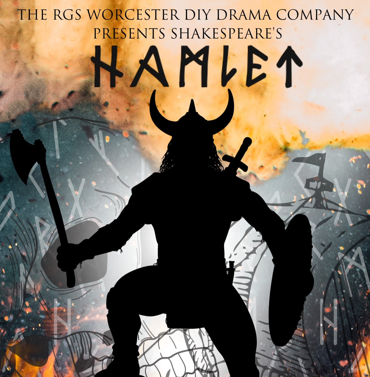 Excitement is building for our upcoming performance of Hamlet! 🎭🎉 

🗓️ 14 - 17 March 2023.
📍Performing Arts Centre, RGS Worcester,
🕐 Doors open from 6.00 pm.

🎟️ ow.ly/MSnk50N9JjZ
#itsafeeling #Hamlet #Shakespeare