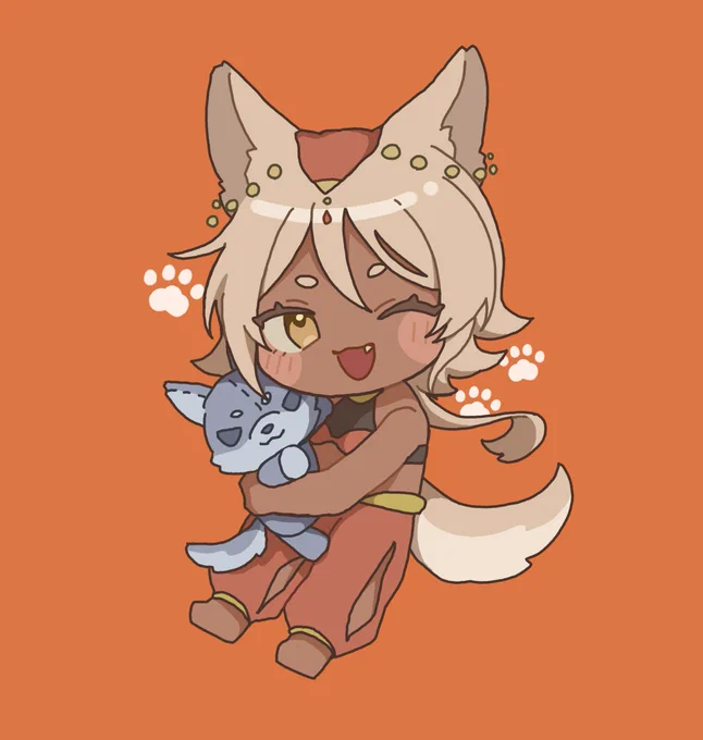 #創作  #ケモミミ うちのケモちゃん達 