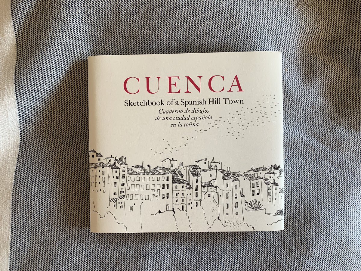 thefromthetree's tweet photo. Me regaló el otro día @MariaBarril2 (una de las almas de @aqui_mira) el cuaderno de dibujos de Zobel sobre Cuenca, y estoy flipando. https://t.co/NV2WV1xNdw