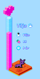 Vilja_Pixel's tweet photo. Nu börjar jag närma mig nästa rang i @Ravlyan! Så himla roligt!

#ravlyan #rävlyan #pixelspel #pixelgame #pixel #indiespel #indiegame https://t.co/TmIO0mUe88