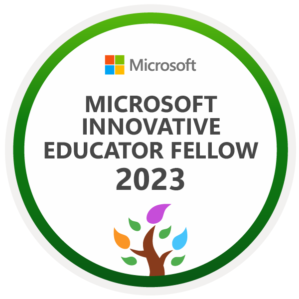 filvisg's tweet photo. Big honour for another year as Microsoft Innovative Educator Fellow 2022-2023 using Microsoft's educational tools. #Microsoft , #microsoftedu https://t.co/gjaFHo1J8L