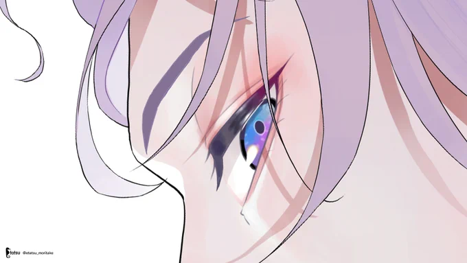 #このタグを見た人は自分の絵柄の目部分を見せる 