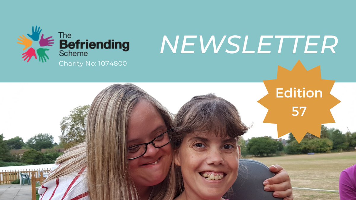 Want to keep up to date with all that has been going on at The Befriending Scheme? Send us an email to receive our latest Newsletter for March 🗞️📰📨