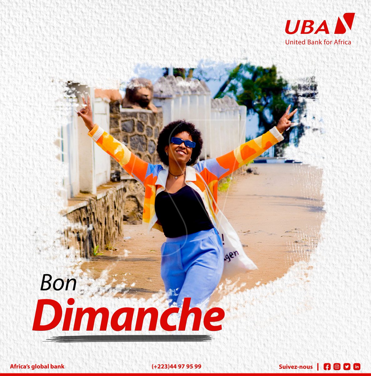 UBA_Mali's tweet photo. C'est dimanche, vous connaissez la règle !😎
#MoodDuDimanche #UbaMali #sundayvibes #labanquedigitale #AfricasGlobalBank #takelifeeasy https://t.co/w6B7WxOEPk