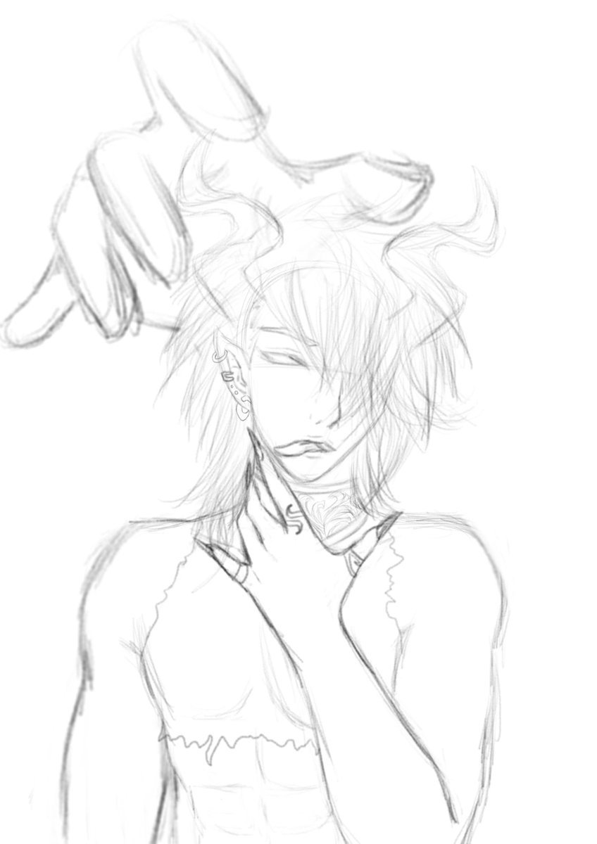 my_darkevil's tweet photo. Sketch di tiefling
#digitalart #sketch #tiefling #spell #DnDcharacter #dnd5e #originalcharacter #myart https://t.co/PFgvA6IQhS