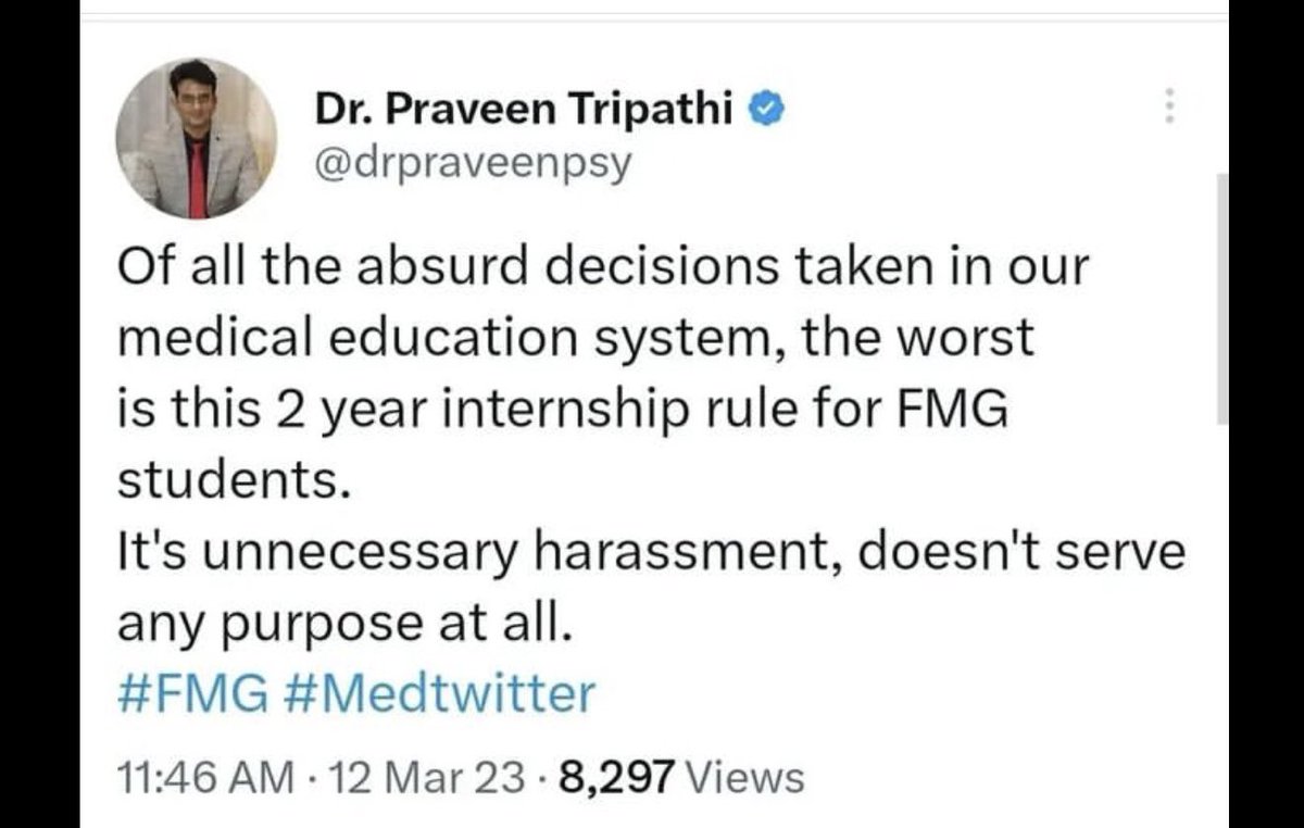 not_frustrated's tweet image. Thank you for standing with us sir #twoyearinternship #savefmgs @LalitMohan1137 @yati_patil @Shahroz67057334