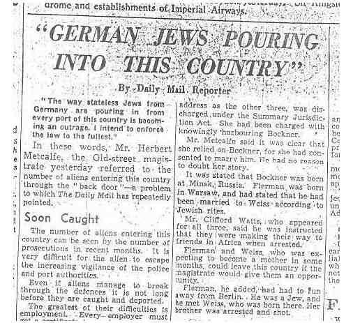 @RidgeOnSunday @officialbarnesy @SophyRidgeSky Well, he's not wrong, is he?

#GaryLinekerIsRight #GaryLinekerSpeaksForMe

Daily Mail, 1938.