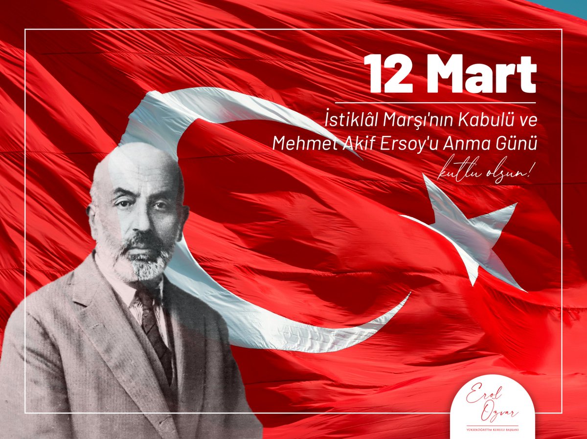 erolozvar's tweet photo. #İstiklalMarşı'mızın kabulünün 102. yıl dönümünde, başta Millî Şairimiz #MehmetAkifErsoy olmak üzere, istiklal mücadelemizin tüm kahramanlarını rahmet ve minnetle anıyorum. https://t.co/jGpzeMsTQ5