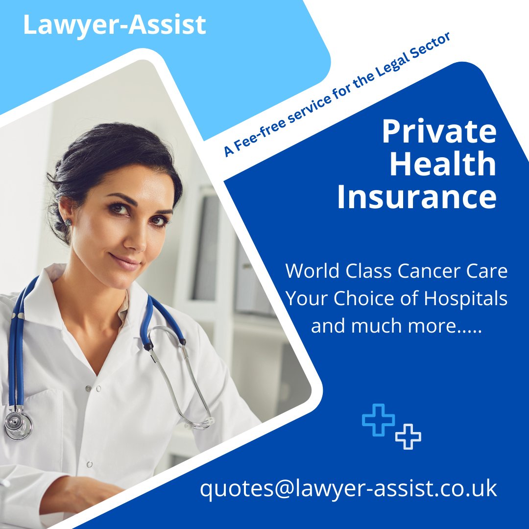 AssistLawyer's tweet photo. Exclusive BUPA Discount for the Legal Sector
FCA Regulated Advisers
Free Quotations
Free Advice
stephen@lawyer-assist.co.uk https://t.co/cOZ4FionUM