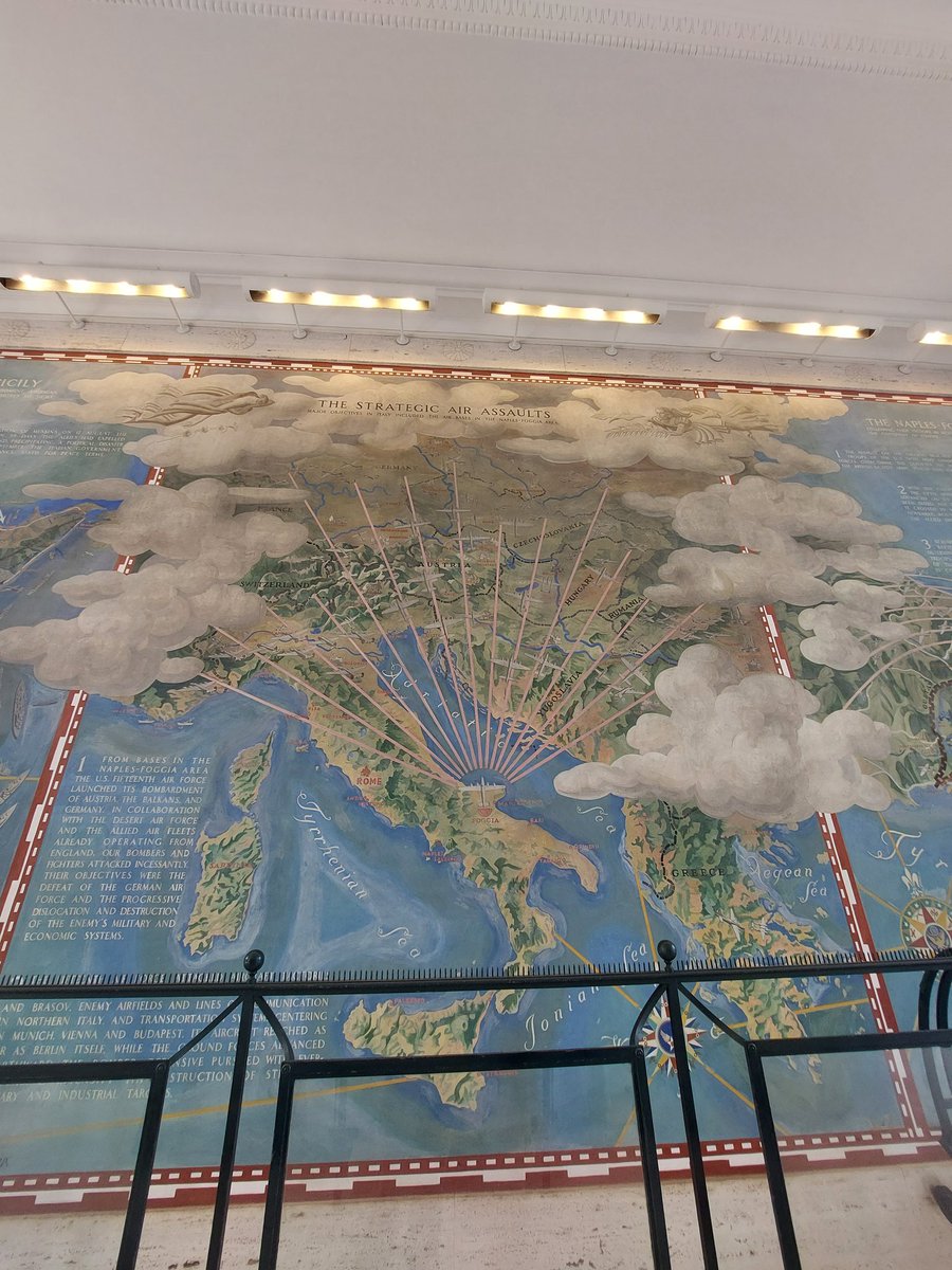 sean_f_scullion's tweet image. Back to yesterday in Anzio &amp;amp; the amazing murals in the Chapel of the Sicily-Rome American Cemetery &amp;amp; Memorial at Nettuno. Brings the Italian Campaign to life. Sicily, Foggia, Salerno &amp;amp; Anzio. Well worth a visit. #WW2 #Anzio #Salerno #Foggia