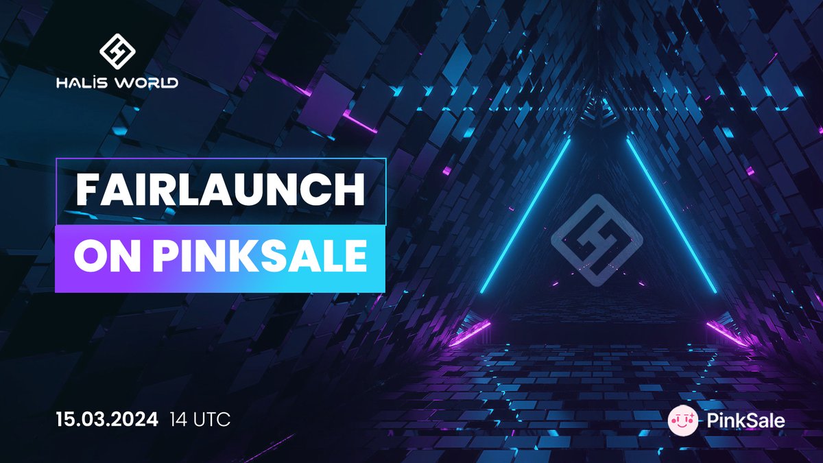 HalisWorldHLS's tweet photo. 🔥 Halis World Fairlaunch on Pinksale

New Metaverse Project💥

🧵Start : 15.03 14.00 UTC
🧵End: 18.03 14.00 UTC

👉https://t.co/o1dOo64ADY

#Bitcoin #Bsc #Presale #Pinksale #Binance #Metaverse #Crypto  #Halisworld #HLS https://t.co/b48haRNxRf