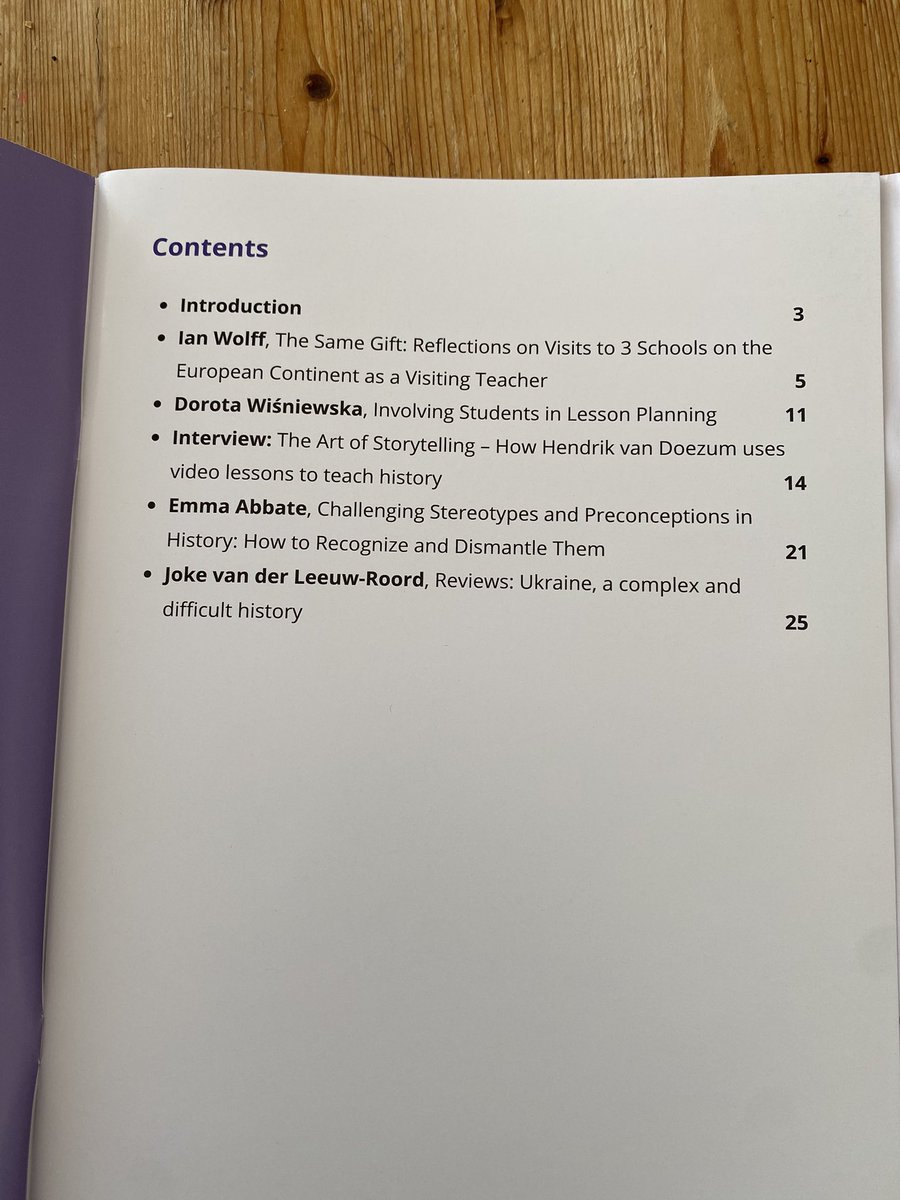 #historyatheart the Autumn #Euroclio bullettin distribuited in Brussels #CouncilofEurope during the History Innovation days by #Histolab, reports my article on how to approach stereotypes and prejudices in the history lessons ❤️