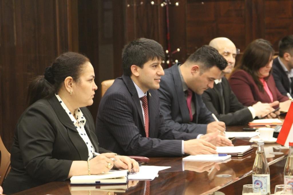 IndustryTj's tweet photo. Meeting with a delegation from the Administration of the Xinjiang Uygur Autonomous Region of China #industrytj #Xinjiang https://t.co/v4AOGezPw2