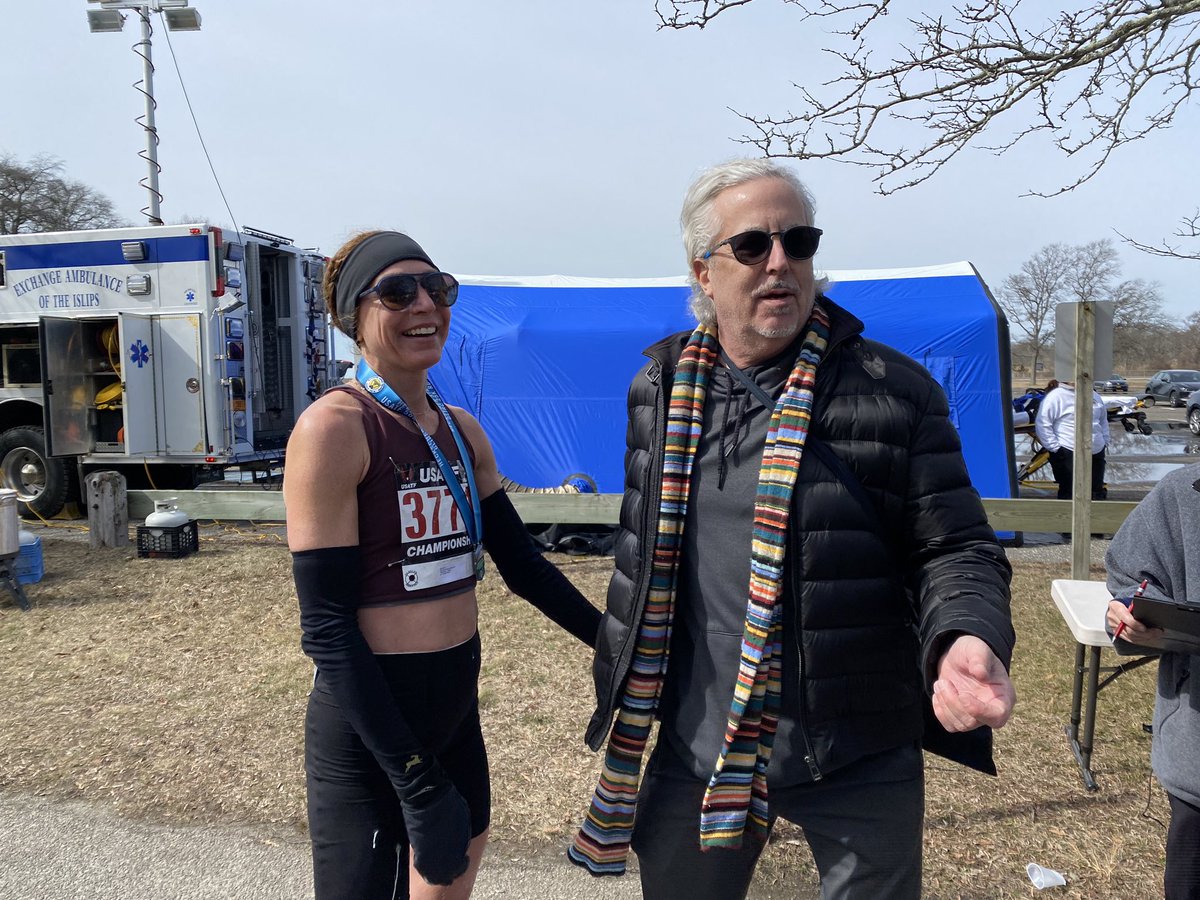 usatf_mut's tweet photo. So close!!!! Our female Heckscher USATF 50 K Road Champion Andrea Pomaranski in a blazing 3:07:48!! New course record and an automatic spot on team USA going to India in November! https://t.co/Tn8nGpvNxD