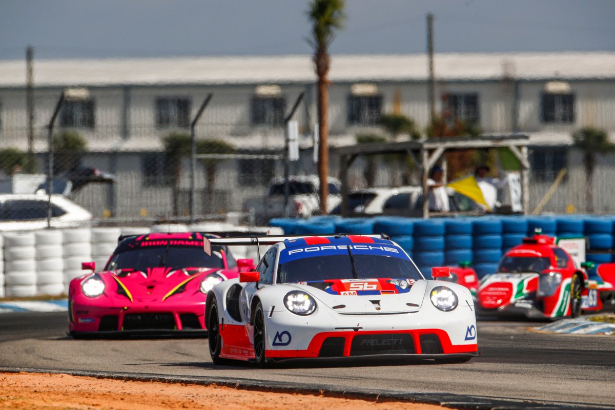#WEC - With less than one hour to go in the first of today's <a href="/FIAWEC/">FIA World Endurance Championship</a> #Prologue sessions, the #Porsche #911RSR continues to impress in GTE-Am class. The No. 56 <a href="/AORacingUSA/">AO Racing 🦖</a> <a href="/Project1_93/">Project 1 Motorsport</a> car leads with <a href="/IronLynx_/">Iron Lynx</a>, <a href="/IronDames_/">Iron Dames</a> and both <a href="/ProtonRacing/">Proton Competition</a> RSRs in P2, P3, P4 and P5