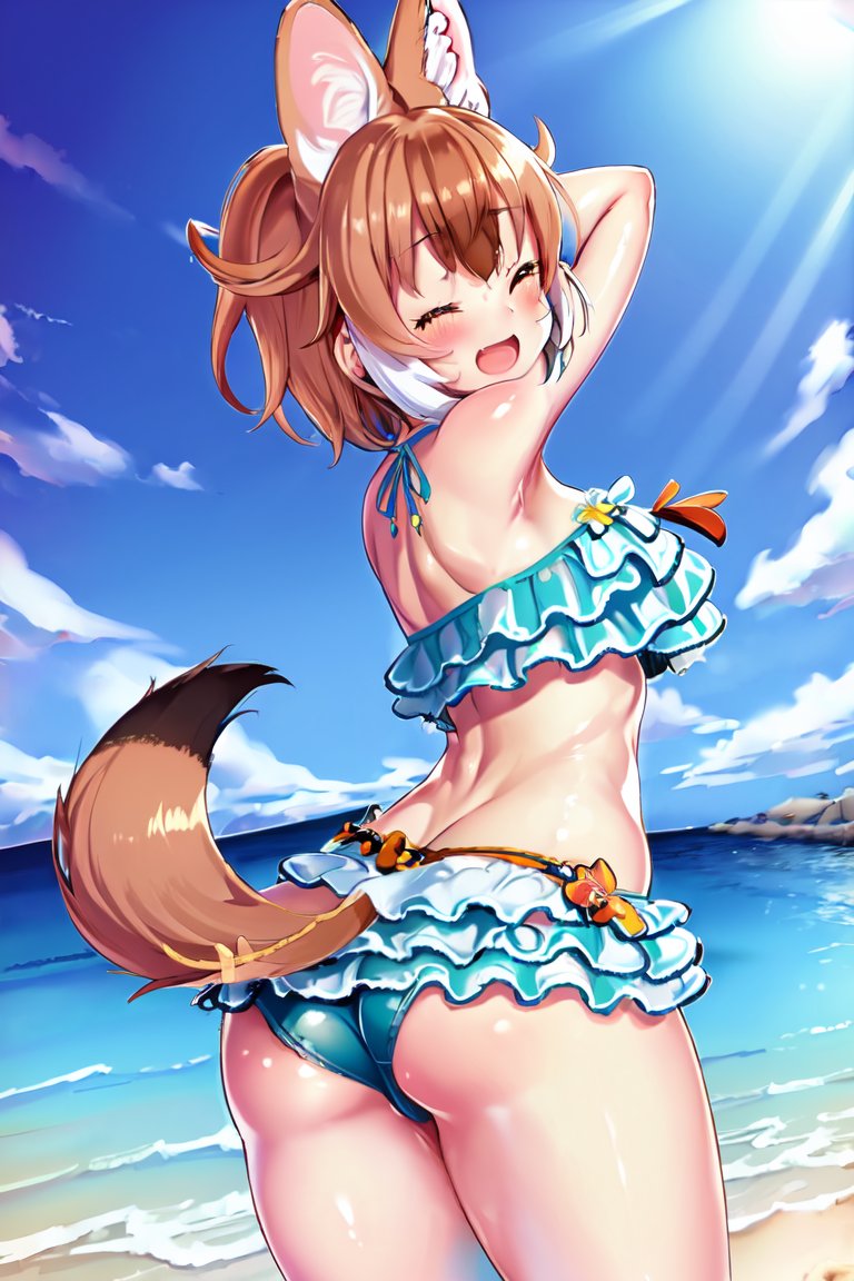 AI描きプログラムでドールの水着を作ってみました🐕💦

#けものフレンズ
#stablediffusion 
#AIイラスト #AIart 