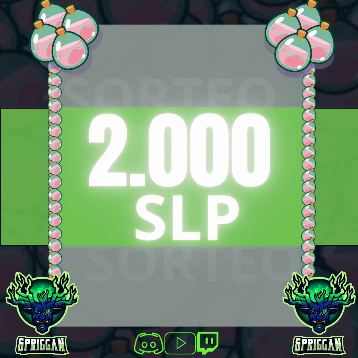 Chicos hoy es Domingo de iniciar con fuerza, y como solo quedan 3 días para que cierre esta era, vamos a hacer un Sorteo de 2k SLP

"Para 2 ganadores" 1k P/P
Se entrega el 14/03/2023

Para Participar:
1) seguirmos en <a href="/SprigganTv/">SprigganTv</a> 
2) Dar Like y RT a este post
3) etiquetar 3 amigos