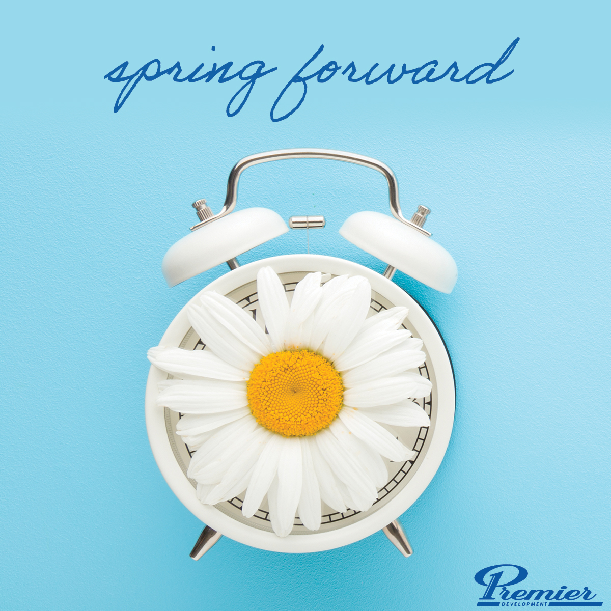 Don’t forget to spring 😉 your clocks forward an hour for daylight savings time!  
.
#daylightsavings #premierdevelopment #premierhomes