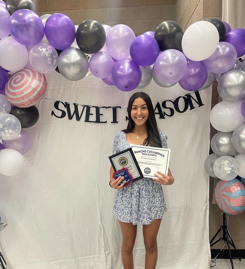 Congratulations to Saja Elmehrek for receiving Most Improved Offense on Varsity! @RCHSAchievement