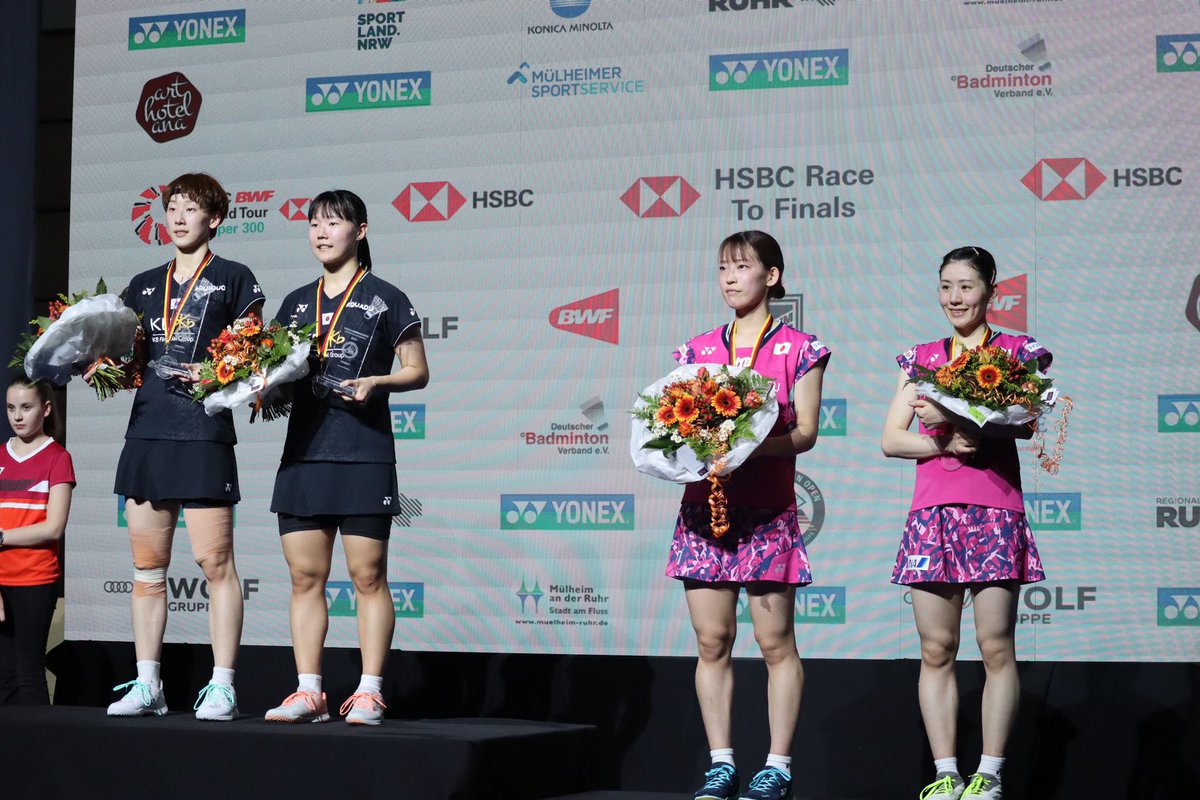 saishunkan_bd's tweet photo. 3/12ドイツオープン2023女子ダブルス決勝、志田/松山ペア-BAEK Ha Na/
LEE So Heeペア(韓国)は0-2で敗退しました。

応援ありがとうございました。 https://t.co/v8mxjfxvjw