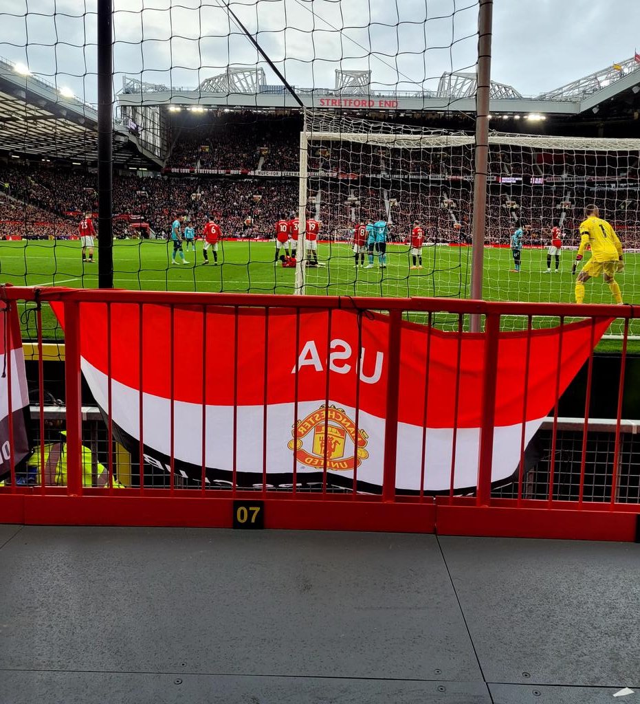 Thought it was strange that I could get a United ticket last minute but decided to be spontaneous. Turns out that disabled tickets go on general sale if they aren't claimed. I'm now sat behind the goal feeling awful, despite the assurances of the stewards here.