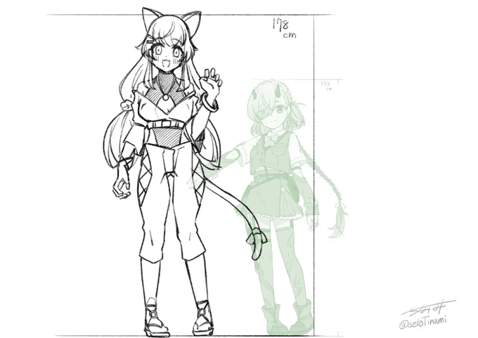 OCふたり目WIP
関係性とかはそのうち固めます 