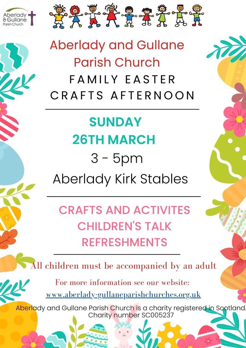 AGPChurches's tweet photo. Easter crafts, food, drink and a children’s talk at Aberlady Kirk Stables. Sunday 26th March from 3-5pm. Everyone is welcome to this lovely family crafting afternoon. 🥰🧁🐣 https://t.co/M7luMDvfj5