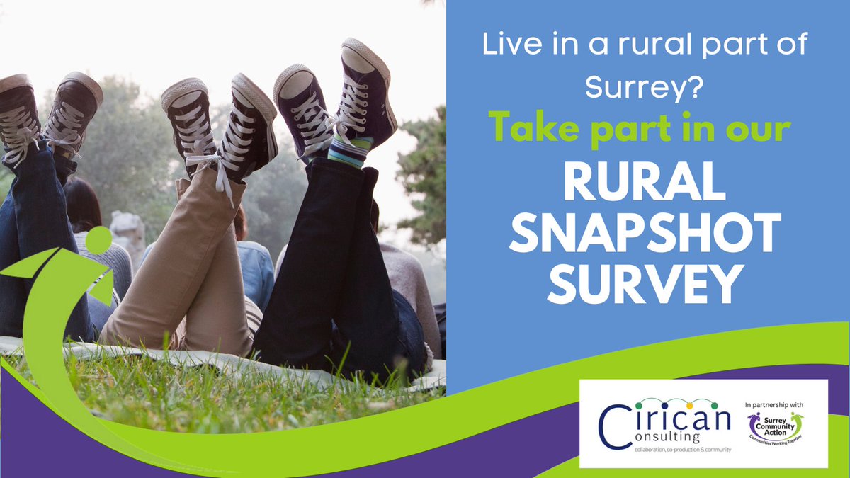 surreyca's tweet photo. We're undertaking a "Snapshot of Rural Surrey" to find out about the experiences of people living, working or taking leisure in rural Surrey, so we can make some recommendations for improvements.
Complete the survey for a chance to win a £50 voucher!
https://t.co/ZqxRBIRKhY https://t.co/PgDEJs3uNY