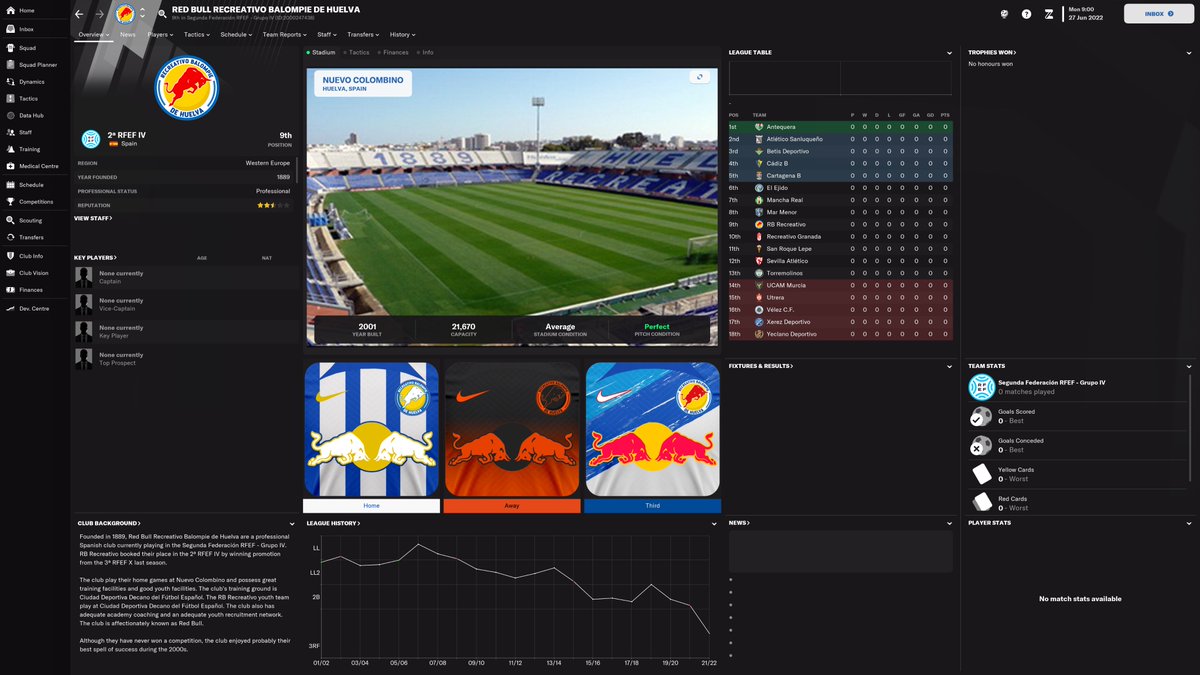 fmgraphics22's tweet photo. Red Bull Recreativo Balompie de Huelva🇪🇸
Red Bull Roma🇮🇹
Red Bull Santiago🇨🇱
Red Bull Sheffield🏴󠁧󠁢󠁥󠁮󠁧󠁿

#FM23 #footballmanager #fmg #RedBull #customdatabase #theowls #asroma https://t.co/AQrRXIb4KT