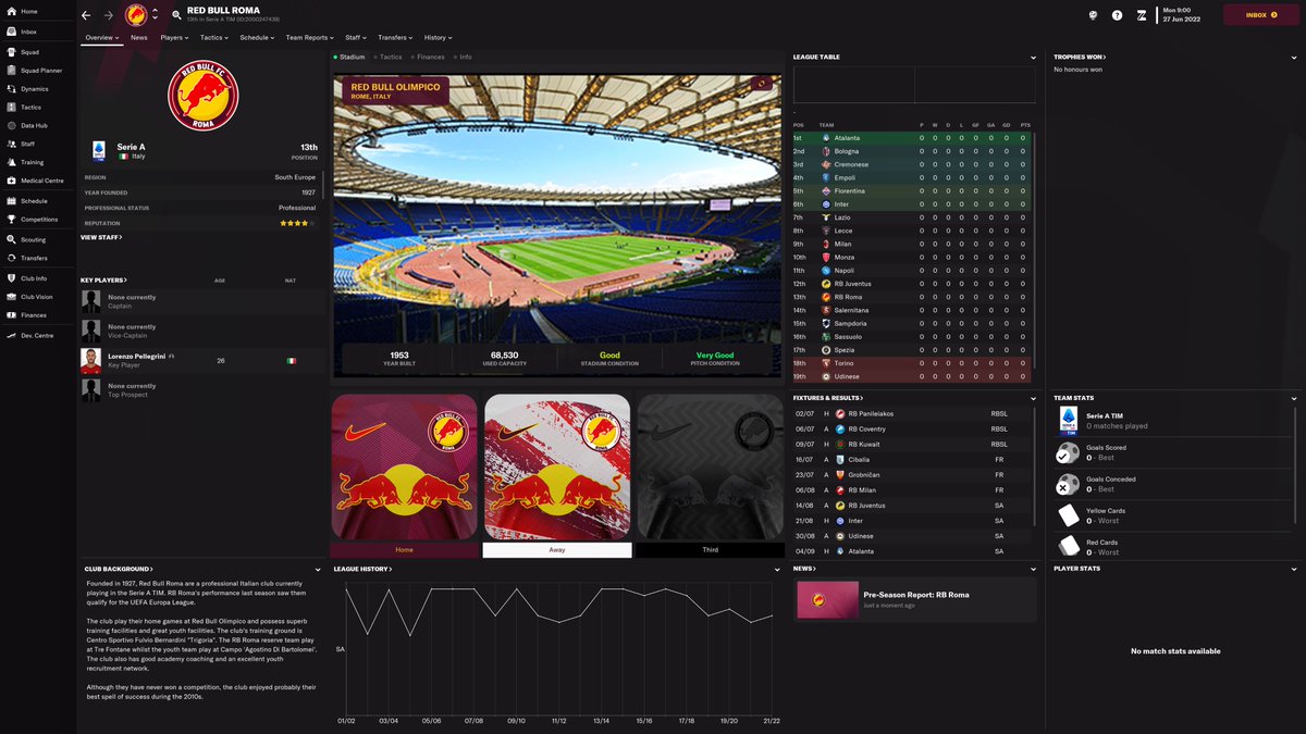 fmgraphics22's tweet photo. Red Bull Recreativo Balompie de Huelva🇪🇸
Red Bull Roma🇮🇹
Red Bull Santiago🇨🇱
Red Bull Sheffield🏴󠁧󠁢󠁥󠁮󠁧󠁿

#FM23 #footballmanager #fmg #RedBull #customdatabase #theowls #asroma https://t.co/AQrRXIb4KT