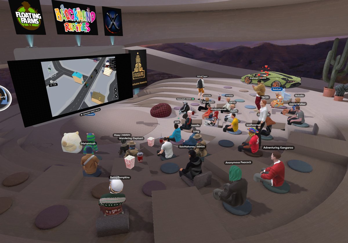 Nice crowd watching today's races!  <a href="/_VivaLasUpland/">Viva Las Upland</a> <a href="/CenturyCitizens/">Century Citizens</a> <a href="/MMVHodlings/">Mahoney MetaVerse Hodlings</a>
<a href="/UplandMe/">Upland</a>