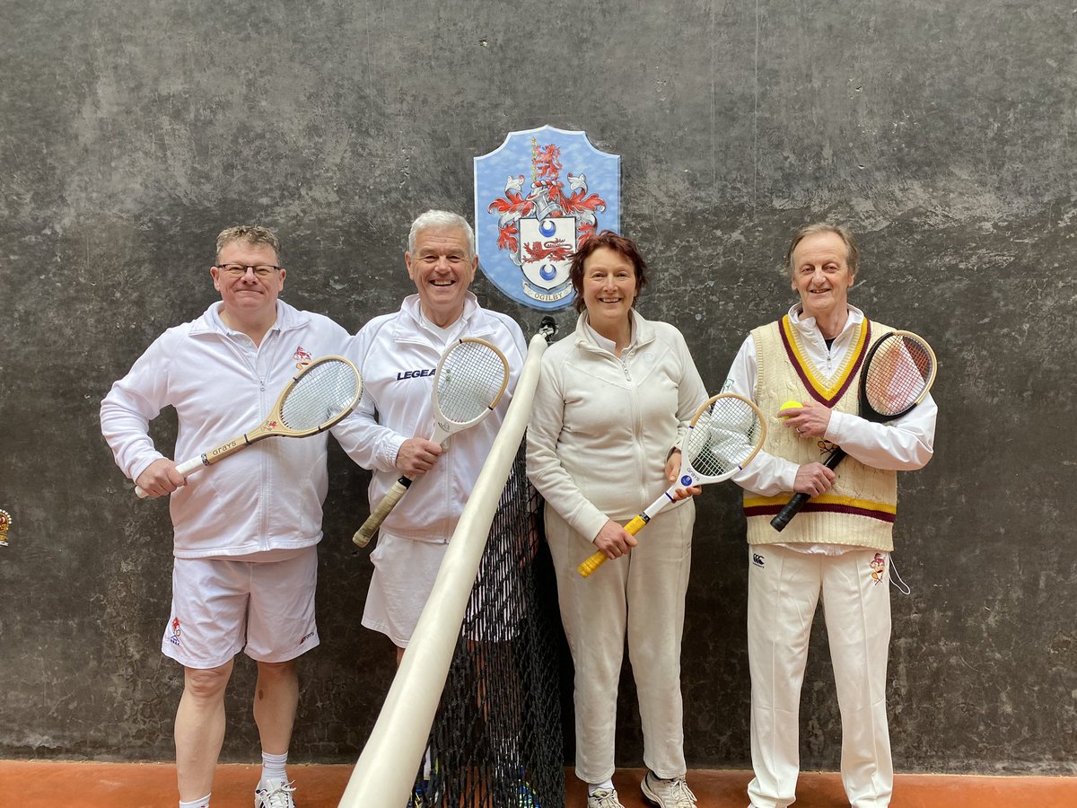 The final of the Hobson Cup is getting underway after some great knock out matches. #RealTennis